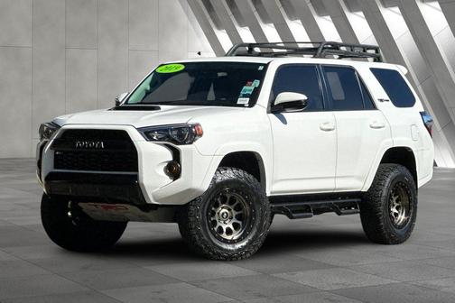 Super White 2019 Toyota 4Runner TRD Pro