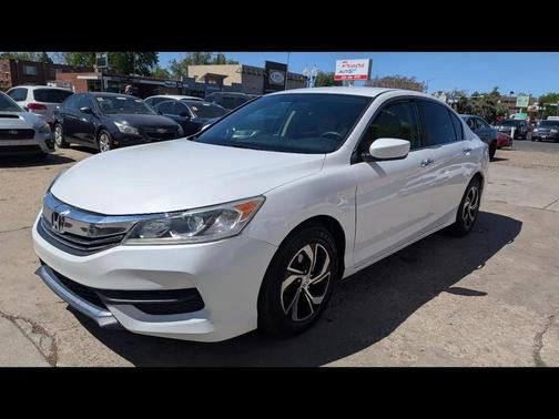 White Orchid Pearl 2016 Honda Accord LX
