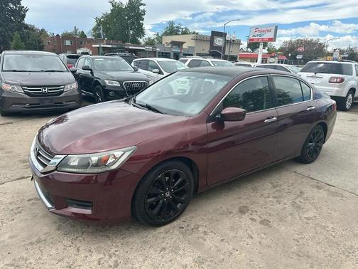 Maroon 2015 Honda Accord Sport