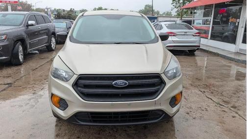 White Gold Metallic 2018 Ford Escape S