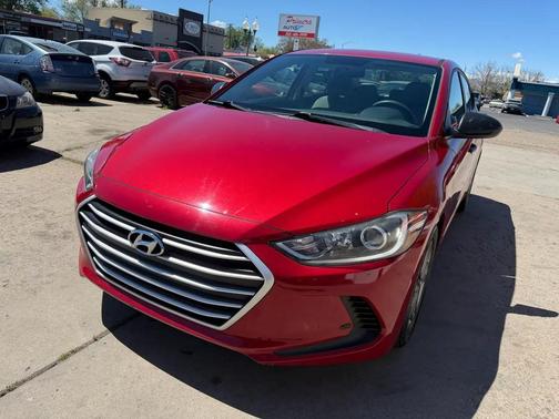 Scarlet Red 2017 Hyundai ELANTRA Limited