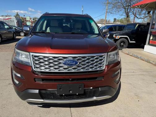 Ruby Red Metallic Tinted Clearcoat 2016 Ford Explorer Platinum