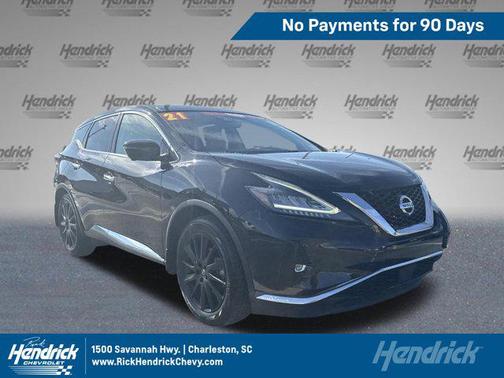 Magnetic Black Pearl 2021 Nissan Murano SL FWD