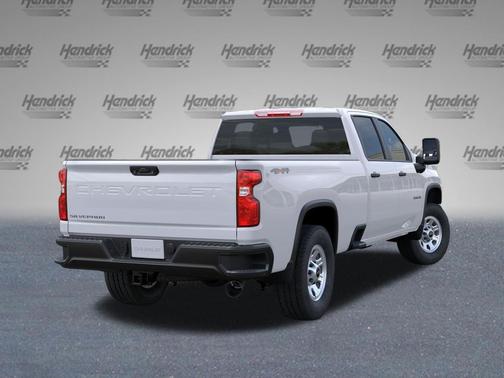 Summit White 2026 Chevrolet Silverado 3500 Crew Cab, Long Bed, WT Dual Rear Wheel, RWD