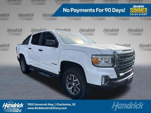 Summit White 2021 GMC Canyon AT4