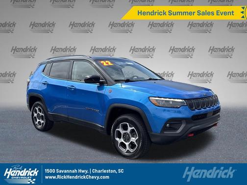Laser Blue Pearlcoat 2022 Jeep Compass Trailhawk