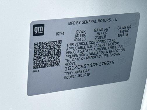 Summit White 2024 Chevrolet Malibu 1LS