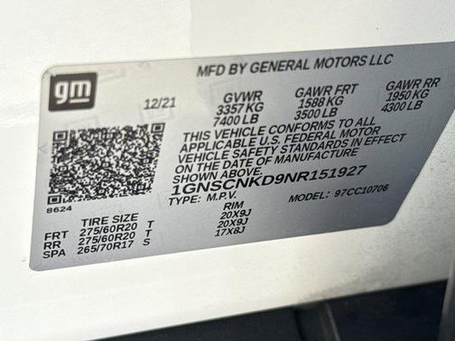 2022 Chevrolet Tahoe LT