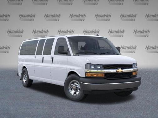Summit White 2026 Chevrolet Express 3500 3500 Extended Wheelbase, LT, RWD