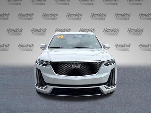 Crystal White Tricoat 2024 Cadillac XT6 Luxury FWD