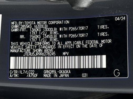 2024 Toyota 4Runner TRD Off Road Premium