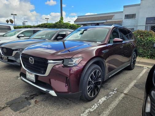 Soul Red Crystal Metallic 2024 Mazda CX-90 PHEV Premium