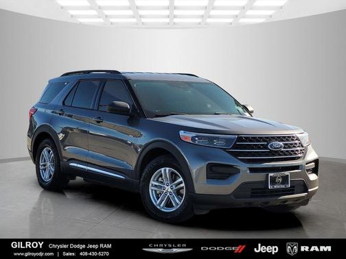 Gray Metallic 2021 Ford Explorer XLT