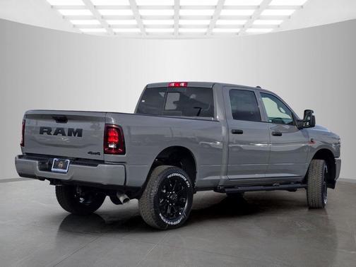 Bright White Clearcoat 2026 RAM 2500 Black Express Crew Cab 4x4 6'4' Box