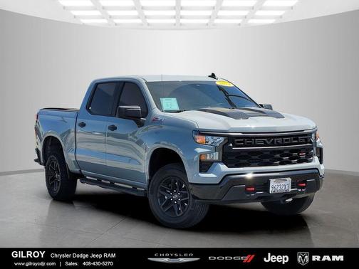 Slate Gray Metallic 2024 Chevrolet Silverado 1500 Custom Trail Boss