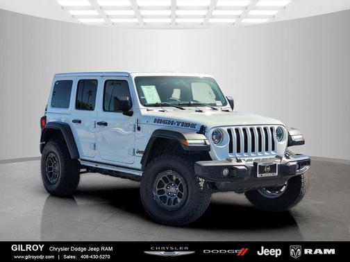 Bright White Clearcoat 2023 Jeep Wrangler 4-Door High Tide 4x4