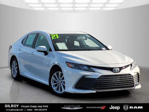 Super White 2021 Toyota Camry LE