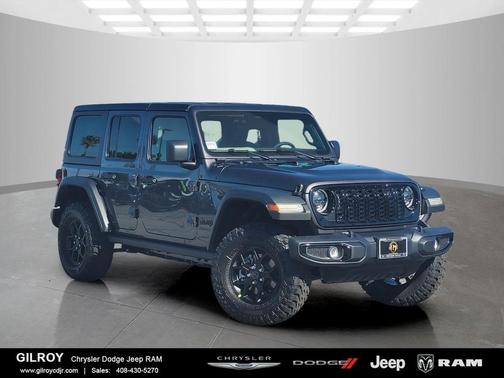 Gray 2026 Jeep Wrangler Willys