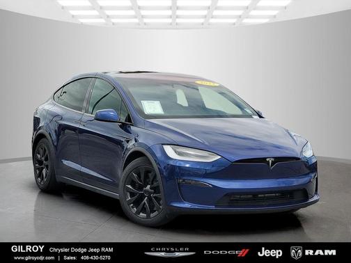 Deep Blue Metallic 2022 Tesla Model X Dual Motor All-Wheel Drive