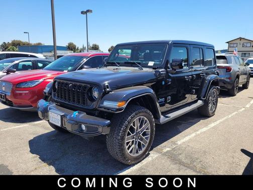Black Clearcoat 2024 Jeep Wrangler 4xe High Altitude