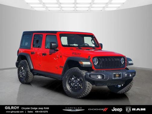 Firecracker Red Clearcoat 2026 Jeep Wrangler Willys