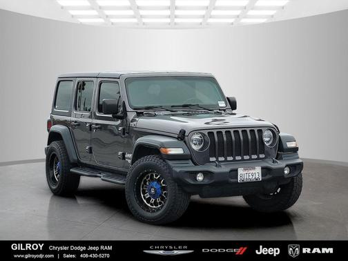 Granite Crystal Metallic Clearcoat 2019 Jeep Wrangler Unlimited Sport