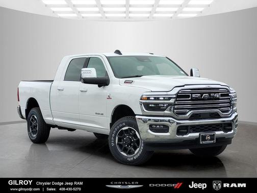 Bright White Clearcoat 2026 RAM 2500 Laramie Mega Cab 4x4 6'4' Box