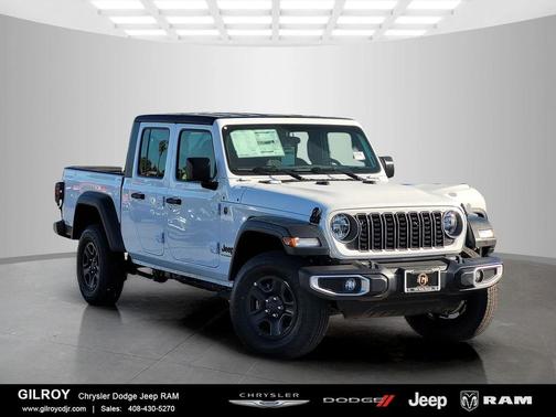 White 2026 Jeep Gladiator Sport