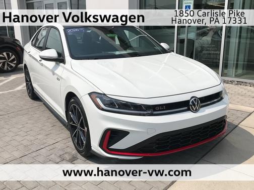 Pure White 2026 Volkswagen Jetta GLI 2.0T Autobahn