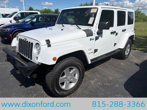 Bright White Clearcoat 2018 Jeep Wrangler JK Unlimited Sahara