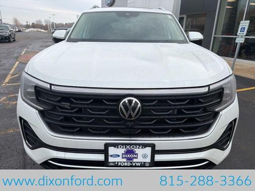 Opal White Pearl 2026 Volkswagen Atlas 2.0T SEL Premium R-Line 4MOTION