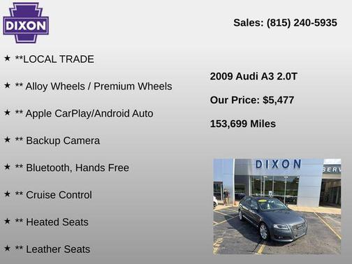 Gray 2009 Audi A3 2.0T quattro