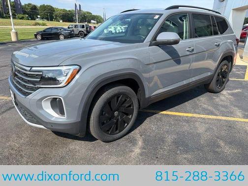 Pure Gray 2026 Volkswagen Atlas 2.0T SE w/Technology 4MOTION