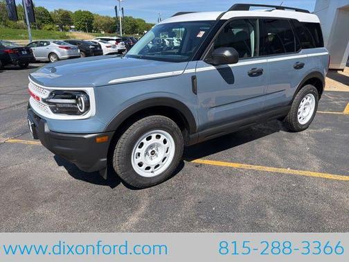 Azure Gray Metallic Tri-Coat 2026 Ford Bronco Sport Heritage