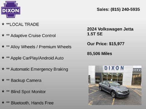 Platinum Gray Metallic 2024 Volkswagen Jetta 1.5T SE