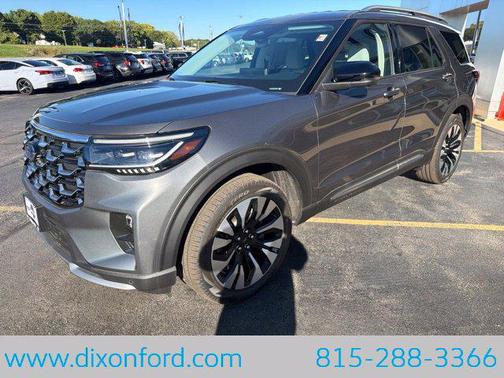 Carbonized Gray Metallic 2026 Ford Explorer Platinum