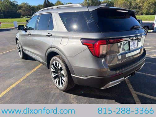 Carbonized Gray Metallic 2026 Ford Explorer Platinum