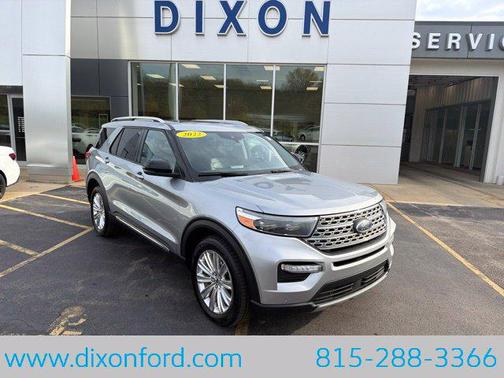 Iconic Silver Metallic 2022 Ford Explorer Limited
