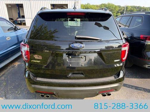 Shadow Black 2018 Ford Explorer Sport