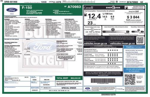 Iconic Silver Metallic 2025 Ford F-150 Lariat