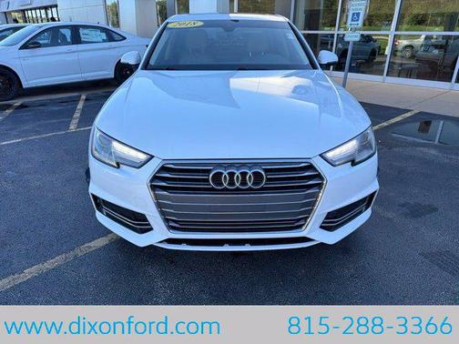 Ibis White 2018 Audi A4 2.0T Premium