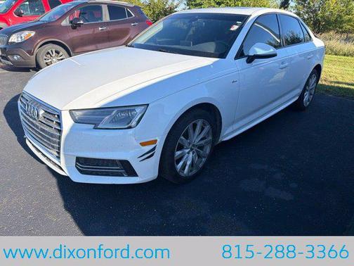 Ibis White 2018 Audi A4 2.0T Premium