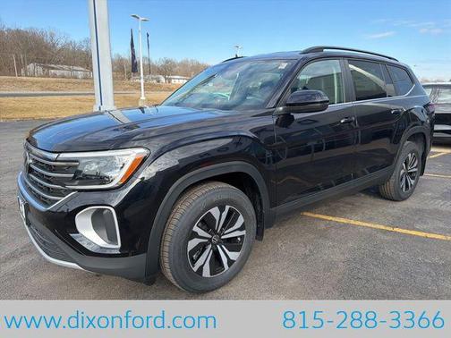 deep black pearl 2026 Volkswagen Atlas 2.0T SE