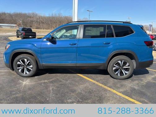 mountain lake blue metallic 2026 Volkswagen Atlas 2.0T SE