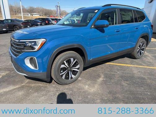 mountain lake blue metallic 2026 Volkswagen Atlas 2.0T SE