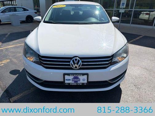 Candy White 2012 Volkswagen Passat 2.5 S