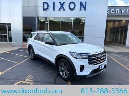 Star White Metallic Tri-Coat 2026 Ford Explorer Active