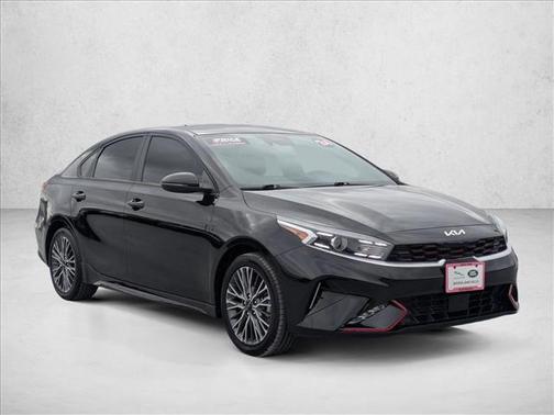 Aurora Black 2024 Kia Forte GT-Line