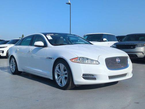 Polaris White 2014 Jaguar XJ XJL Portfolio