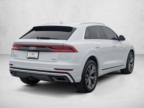 Carrara White 2023 Audi Q8 55 Premium Plus